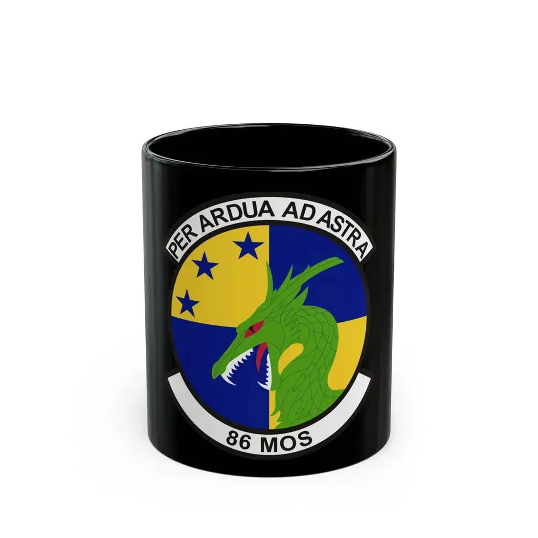 86th Maintenance Operations Squadron (U.S. Air Force) Black Coffee Mug 11oz - Go Mug Yourself