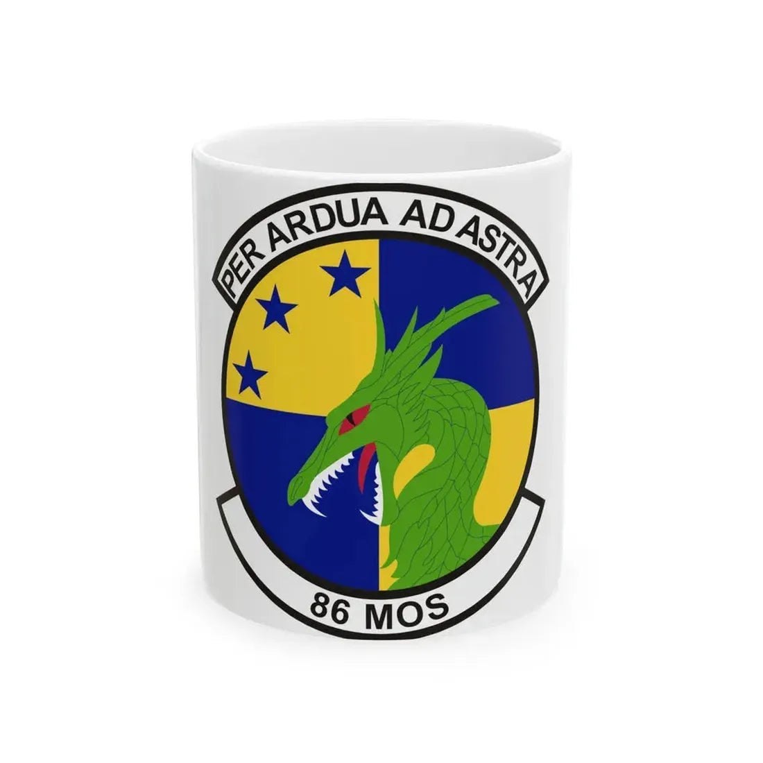 86th Maintenance Operations Squadron (U.S. Air Force) White Coffee Mug - Go Mug Yourself