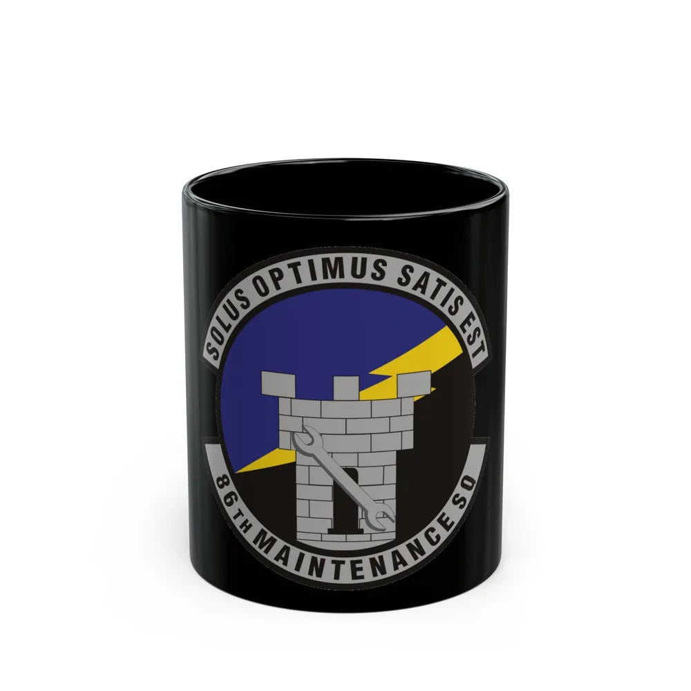 86th Maintenance Squadron (U.S. Air Force) Black Coffee Mug-11oz-Go Mug Yourself