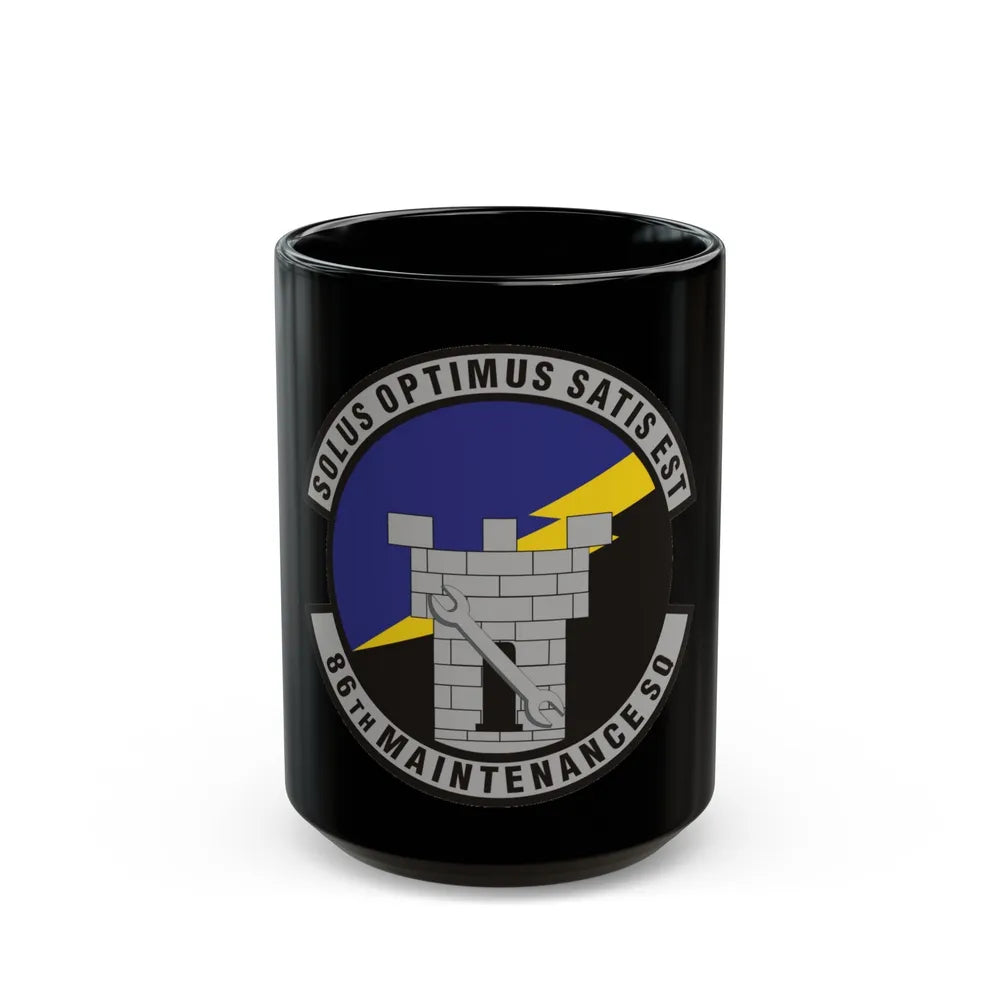 86th Maintenance Squadron (U.S. Air Force) Black Coffee Mug-15oz-Go Mug Yourself