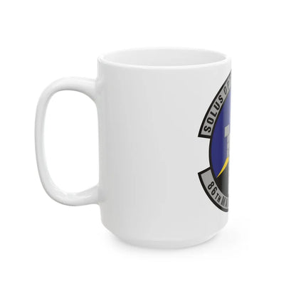 86th Maintenance Squadron (U.S. Air Force) White Coffee Mug-Go Mug Yourself