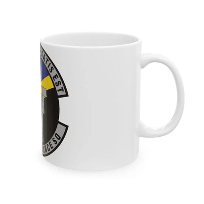 86th Maintenance Squadron (U.S. Air Force) White Coffee Mug-Go Mug Yourself