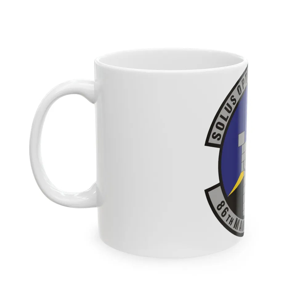 86th Maintenance Squadron (U.S. Air Force) White Coffee Mug-Go Mug Yourself