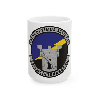 86th Maintenance Squadron (U.S. Air Force) White Coffee Mug 15oz - Go Mug Yourself