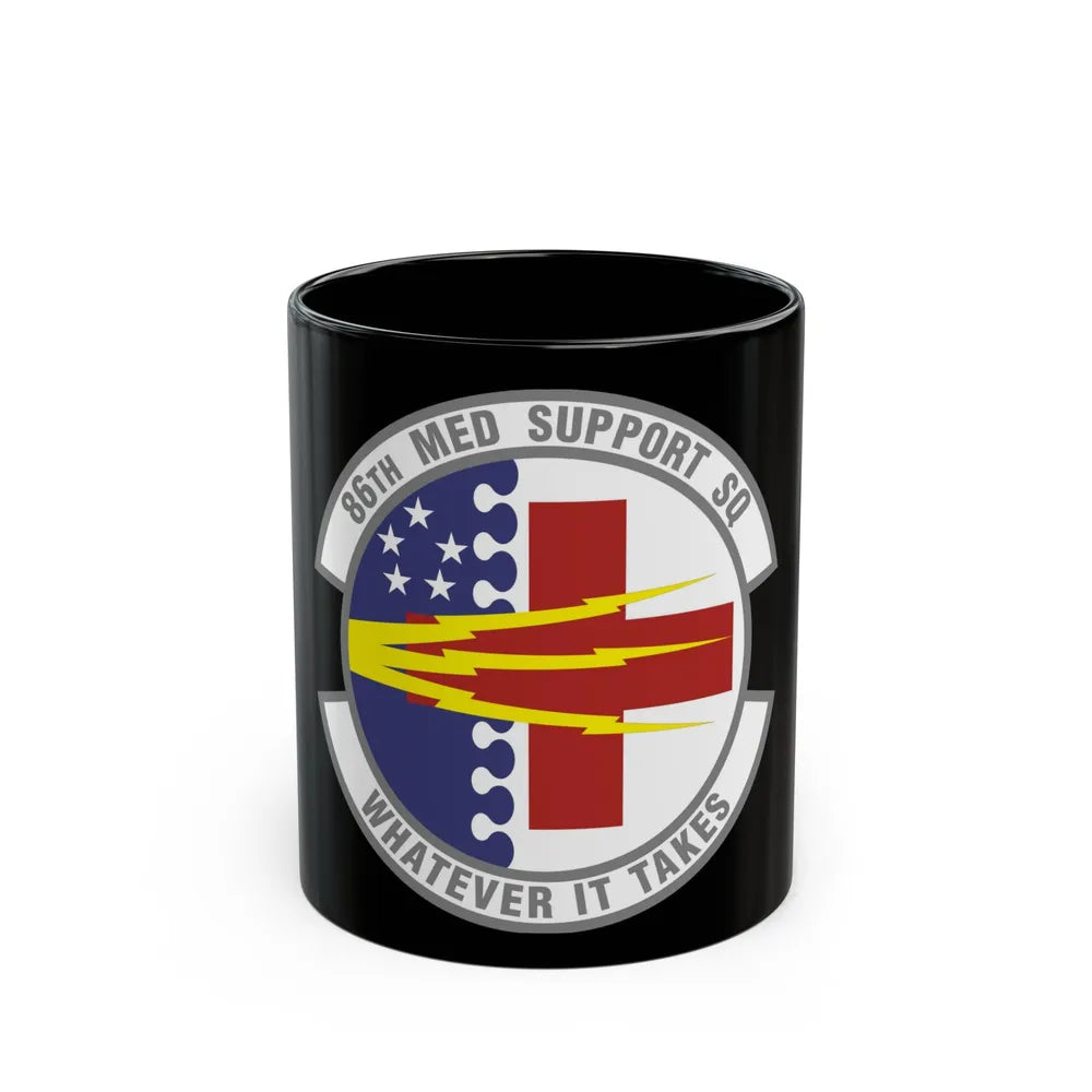 86th Medical Support Squadron (U.S. Air Force) Black Coffee Mug-11oz-Go Mug Yourself