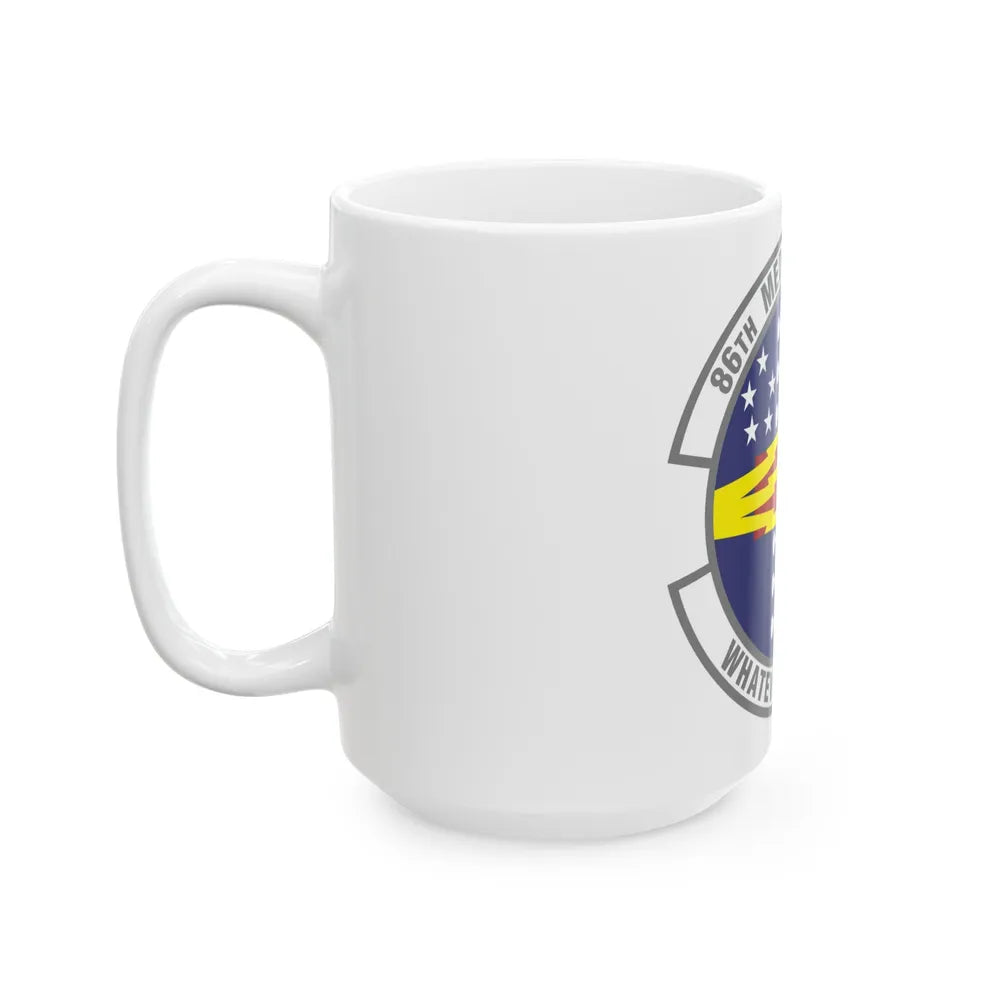 86th Medical Support Squadron (U.S. Air Force) White Coffee Mug-Go Mug Yourself