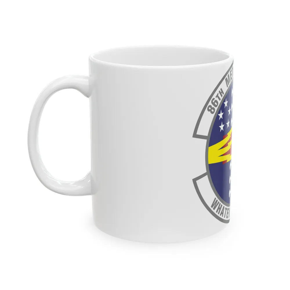 86th Medical Support Squadron (U.S. Air Force) White Coffee Mug-Go Mug Yourself