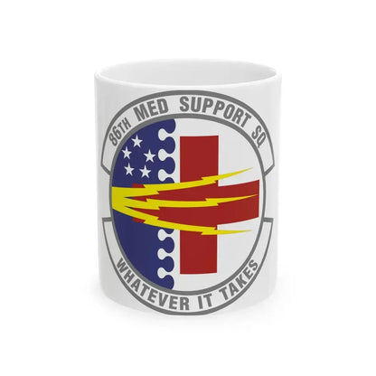 86th Medical Support Squadron (U.S. Air Force) White Coffee Mug 11oz - Go Mug Yourself