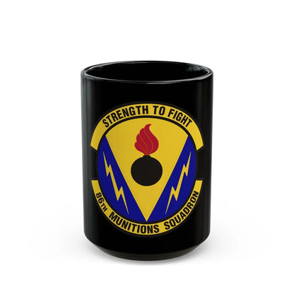 86th Munitions Squadron (U.S. Air Force) Black Coffee Mug-15oz-Go Mug Yourself