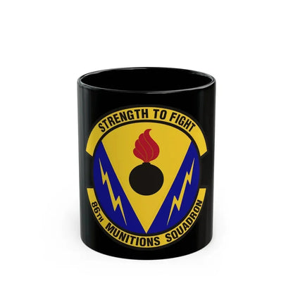 86th Munitions Squadron (U.S. Air Force) Black Coffee Mug 11oz - Go Mug Yourself