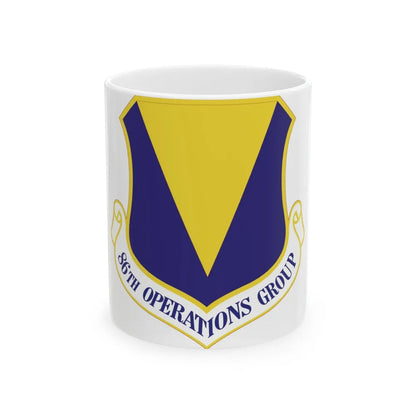 86th Operations Group (U.S. Air Force) White Coffee Mug-11oz-Go Mug Yourself