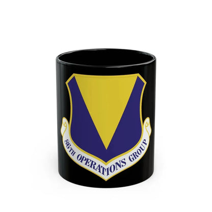 86th Operations Group (U.S. Air Force) Black Coffee Mug 11oz - Go Mug Yourself