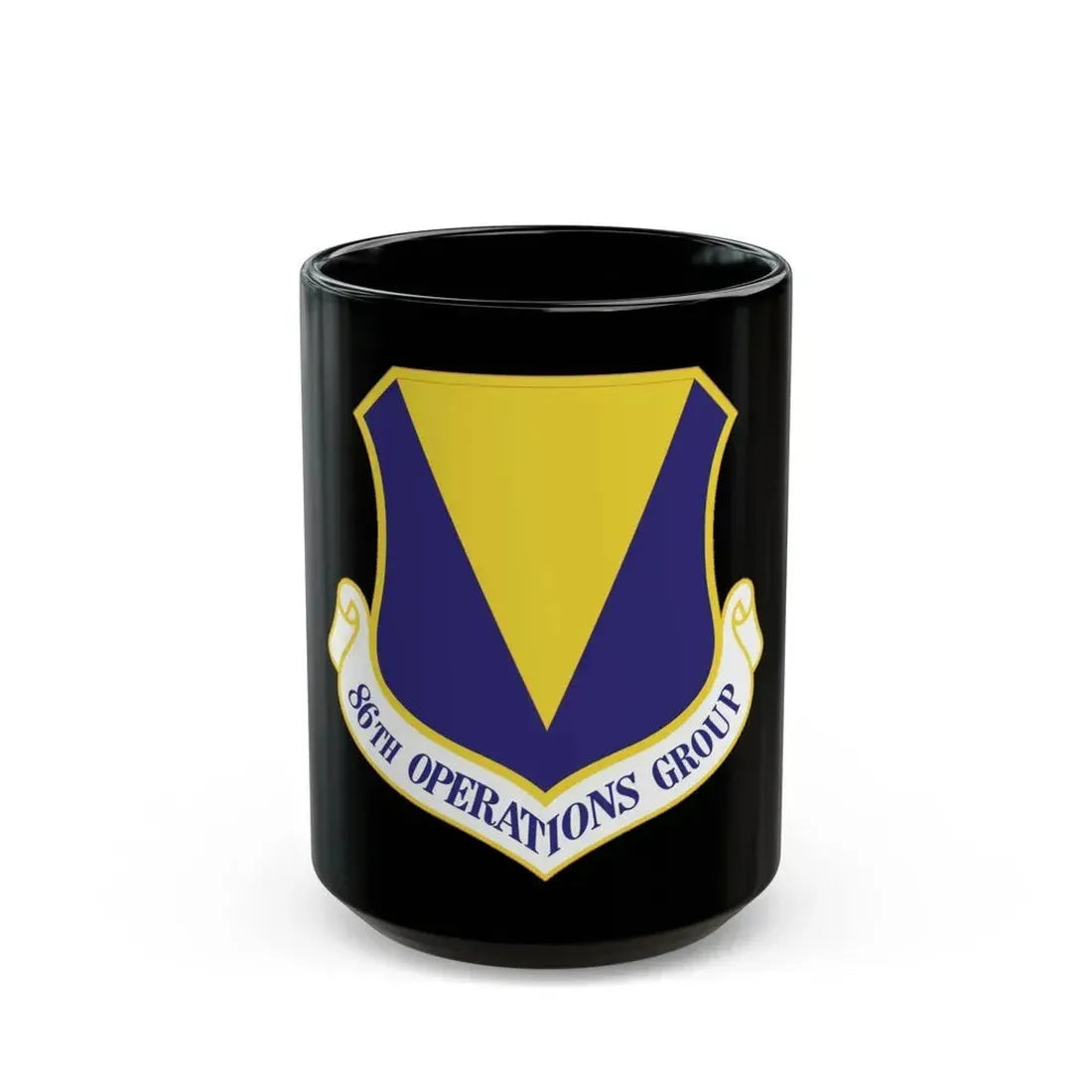 86th Operations Group (U.S. Air Force) Black Coffee Mug 15oz - Go Mug Yourself