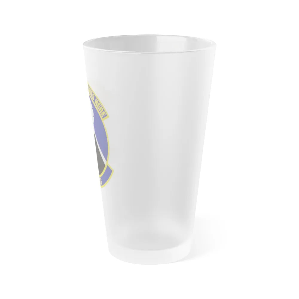 86th Operations Support Squadron (U.S. Air Force) Frosted Pint Glass 16oz-Go Mug Yourself