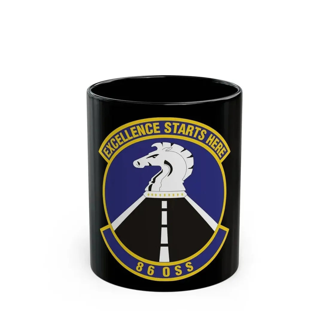 86th Operations Support Squadron (U.S. Air Force) Black Coffee Mug 11oz - Go Mug Yourself