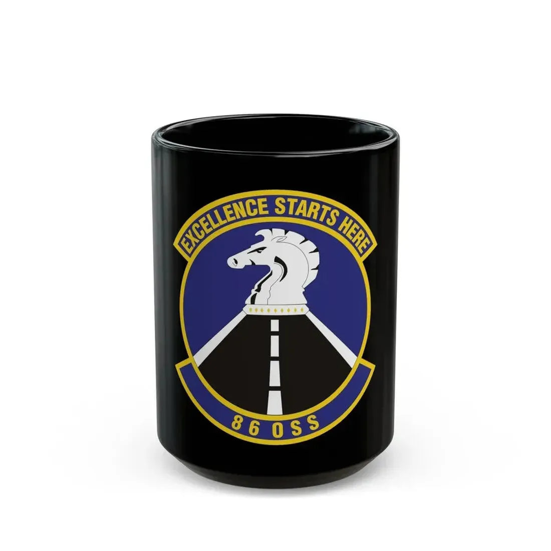 86th Operations Support Squadron (U.S. Air Force) Black Coffee Mug 15oz - Go Mug Yourself