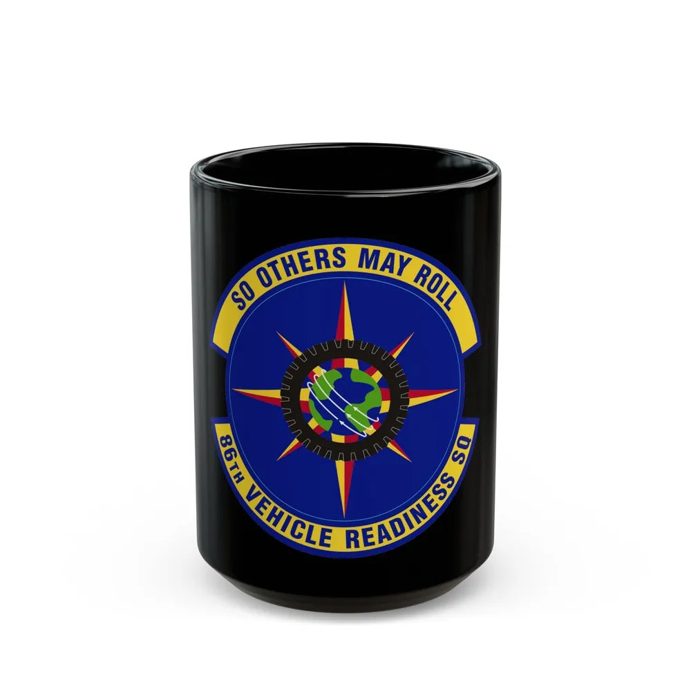 86th Vehicle Readiness Squadron (U.S. Air Force) Black Coffee Mug-15oz-Go Mug Yourself