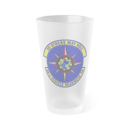 86th Vehicle Readiness Squadron (U.S. Air Force) Frosted Pint Glass 16oz-16oz-Frosted-Go Mug Yourself