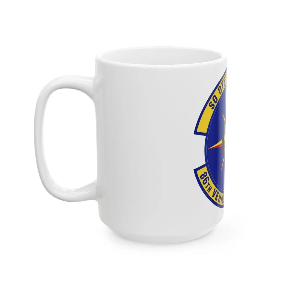 86th Vehicle Readiness Squadron (U.S. Air Force) White Coffee Mug-Go Mug Yourself