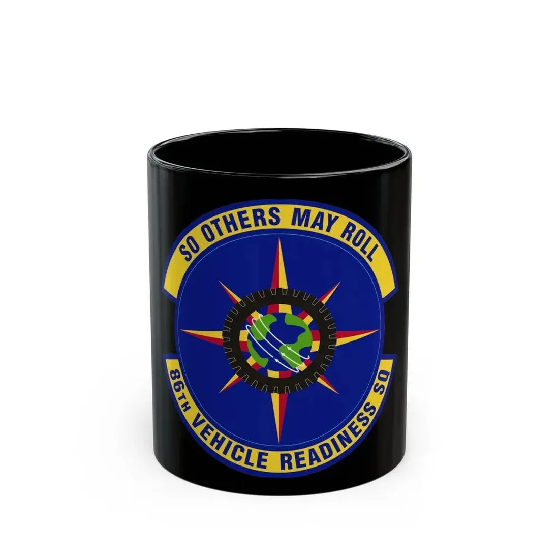 86th Vehicle Readiness Squadron (U.S. Air Force) Black Coffee Mug 11oz - Go Mug Yourself