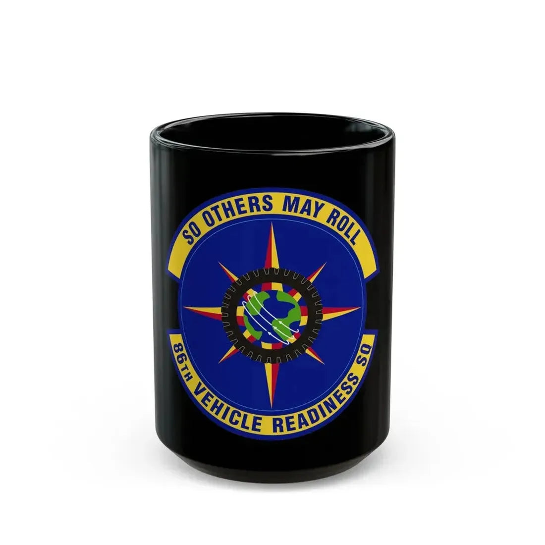 86th Vehicle Readiness Squadron (U.S. Air Force) Black Coffee Mug 15oz - Go Mug Yourself