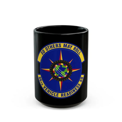 86th Vehicle Readiness Squadron (U.S. Air Force) Black Coffee Mug 15oz - Go Mug Yourself