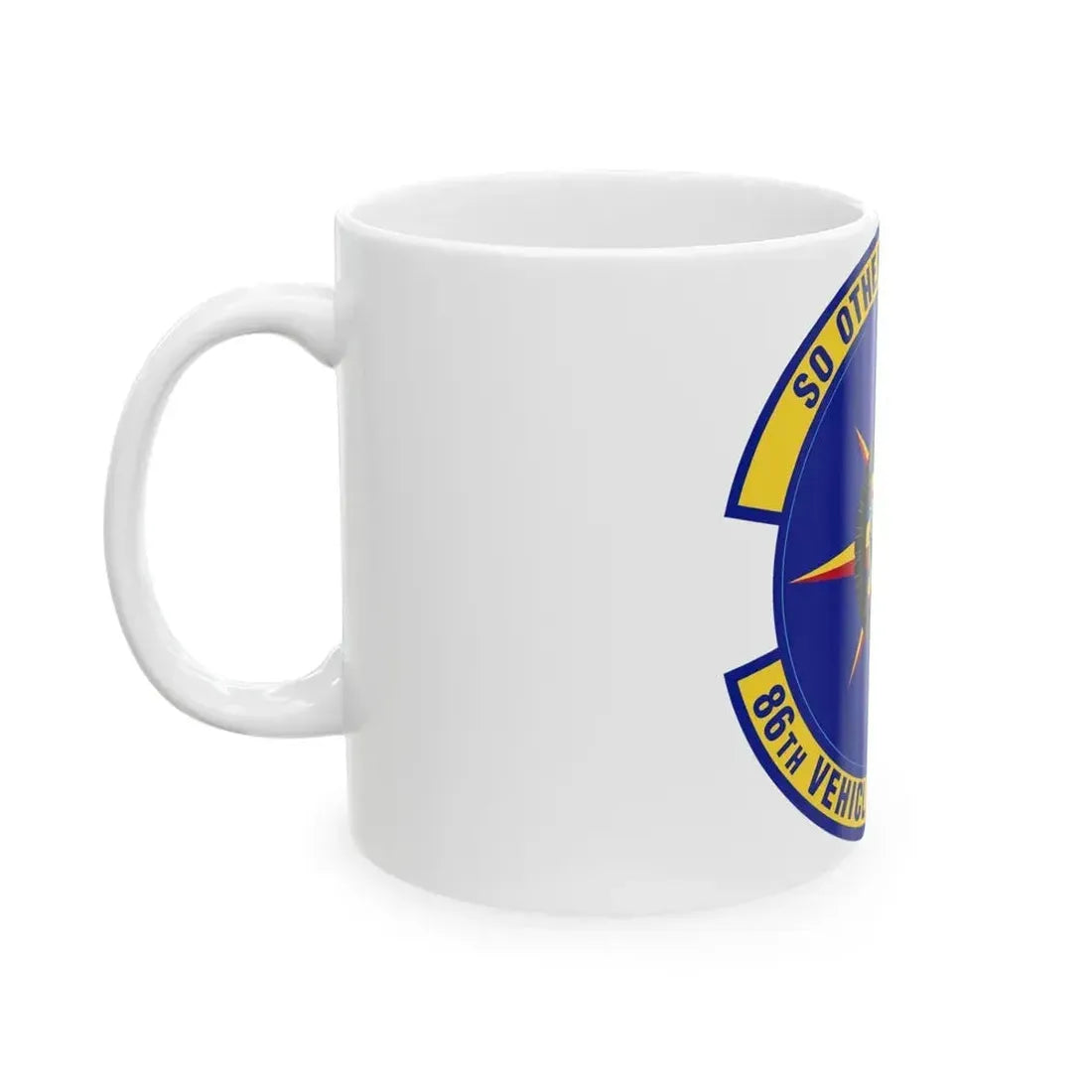 86th Vehicle Readiness Squadron (U.S. Air Force) White Coffee Mug - Go Mug Yourself