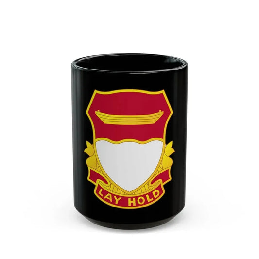 87 Engineer Battalion (U.S. Army) Black Coffee Mug 15oz - Go Mug Yourself