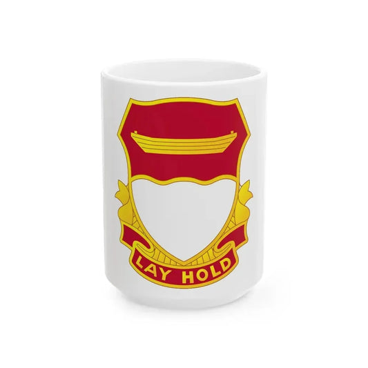 87 Engineer Battalion (U.S. Army) White Coffee Mug 15oz - Go Mug Yourself