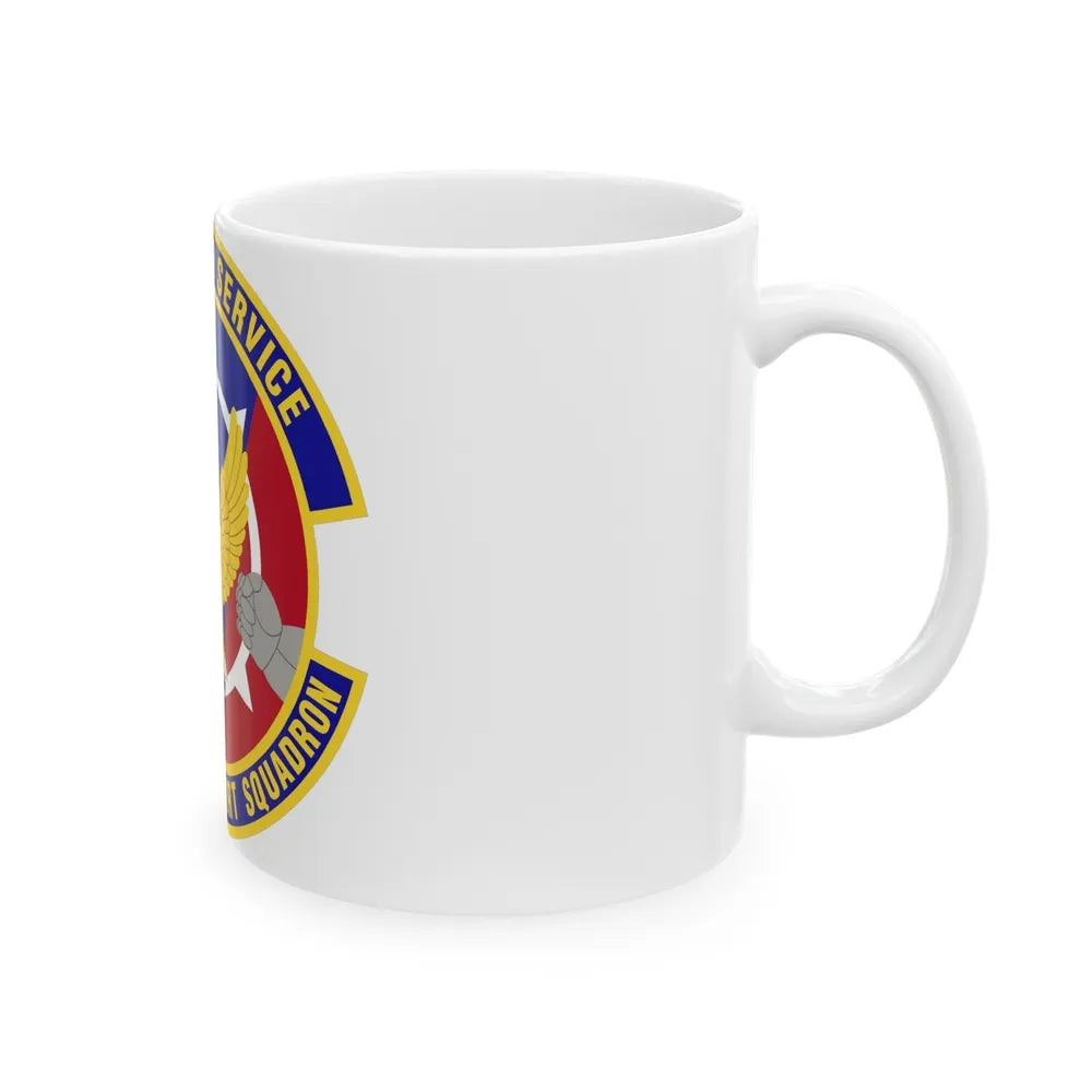 87 Force Support Squadron AMC (U.S. Air Force) White Coffee Mug-Go Mug Yourself