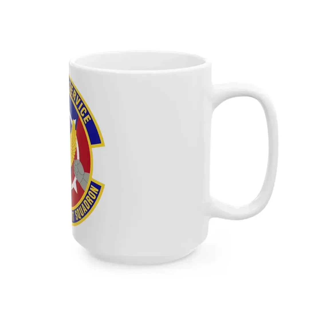 87 Force Support Squadron AMC (U.S. Air Force) White Coffee Mug - Go Mug Yourself