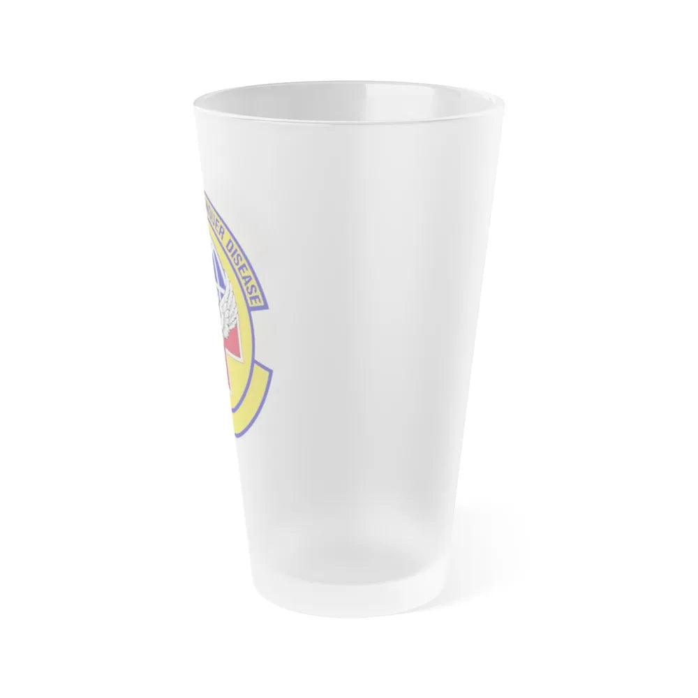 87 Healthcare Operations Squadron AMC (U.S. Air Force) Frosted Pint Glass 16oz-Go Mug Yourself