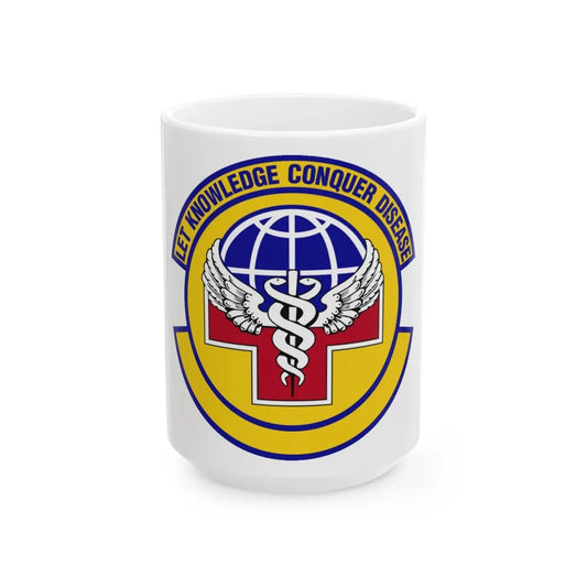 87 Healthcare Operations Squadron AMC (U.S. Air Force) White Coffee Mug-15oz-Go Mug Yourself