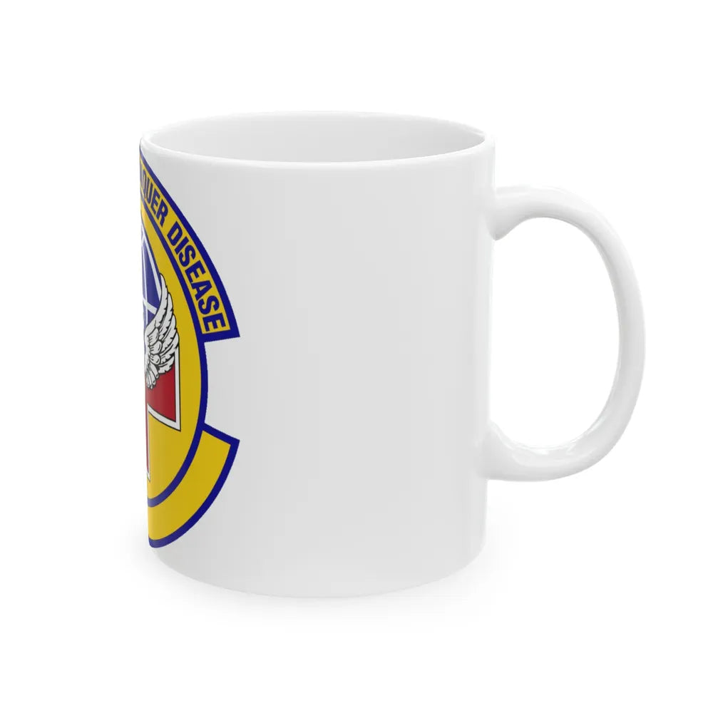 87 Healthcare Operations Squadron AMC (U.S. Air Force) White Coffee Mug-Go Mug Yourself