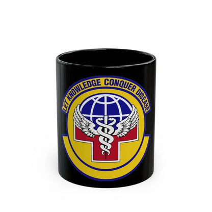 87 Healthcare Operations Squadron AMC (U.S. Air Force) Black Coffee Mug 11oz - Go Mug Yourself