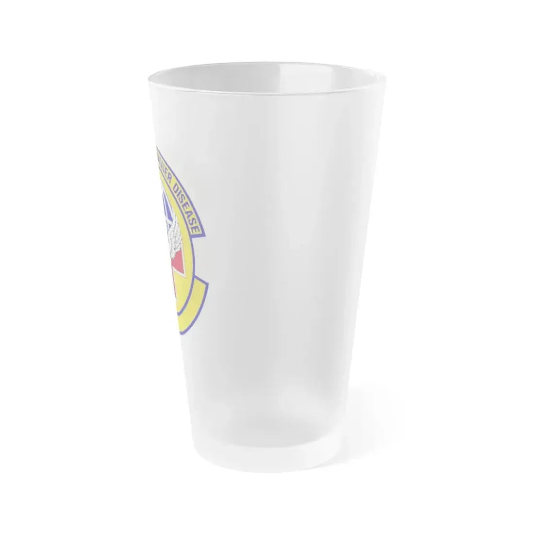87 Healthcare Operations Squadron AMC (U.S. Air Force) Frosted Pint Glass 16oz - Go Mug Yourself