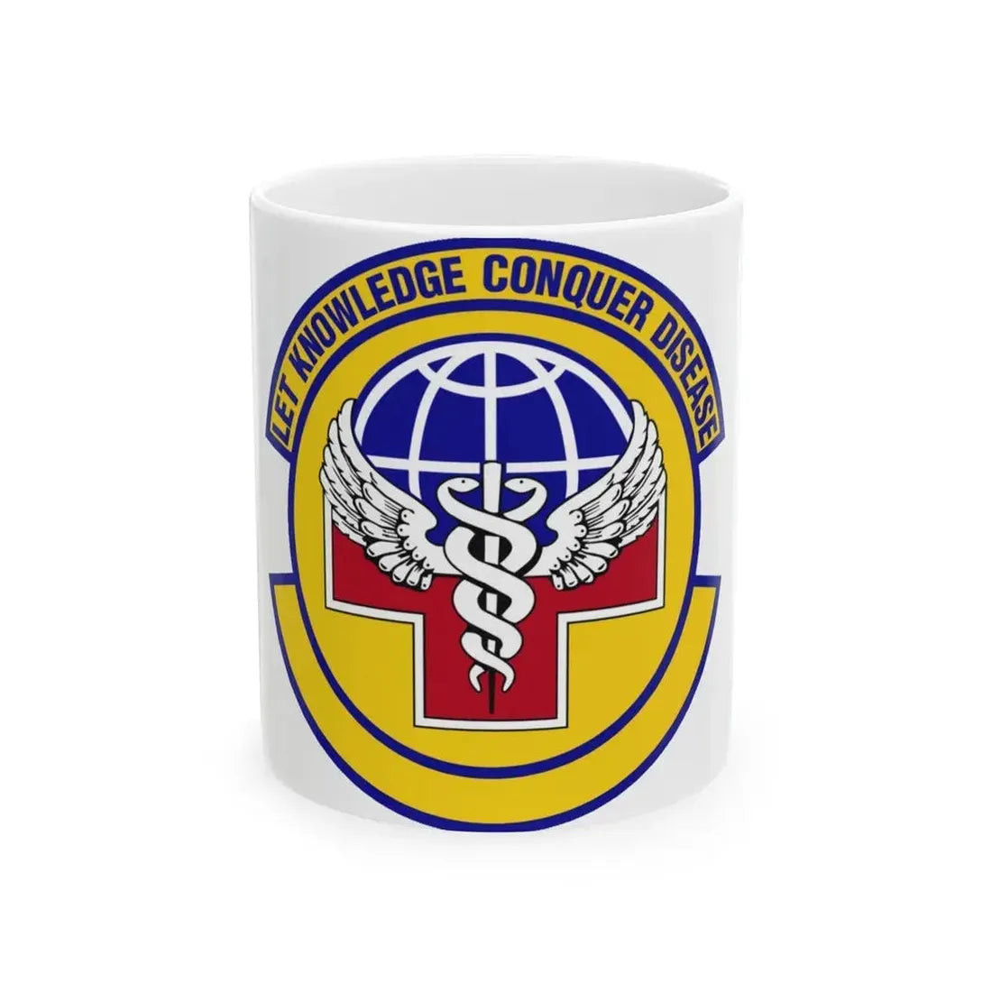 87 Healthcare Operations Squadron AMC (U.S. Air Force) White Coffee Mug 11oz - Go Mug Yourself