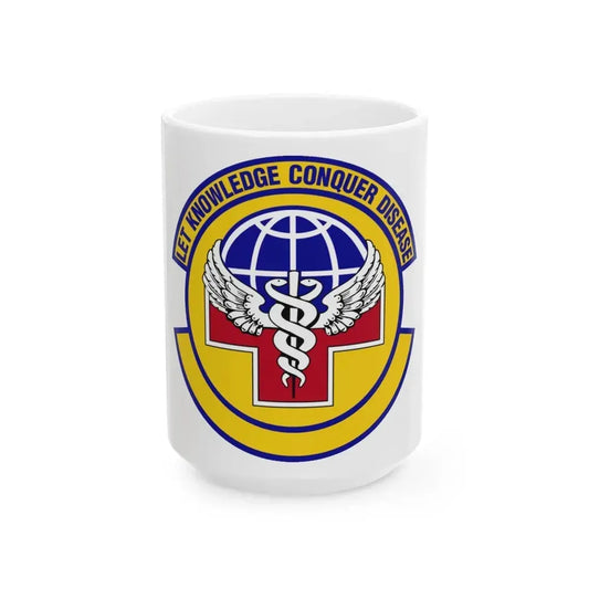 87 Healthcare Operations Squadron AMC (U.S. Air Force) White Coffee Mug 15oz - Go Mug Yourself