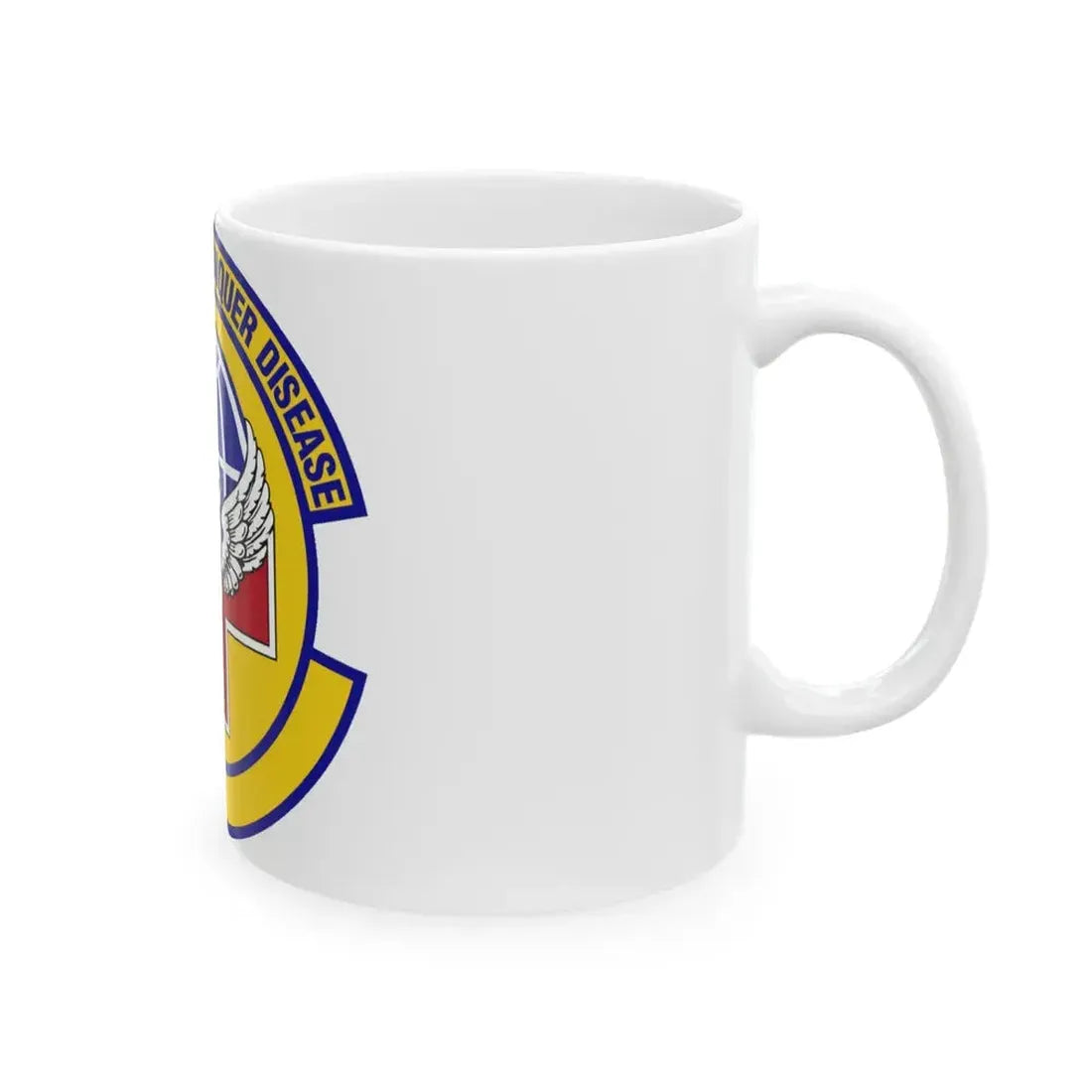 87 Healthcare Operations Squadron AMC (U.S. Air Force) White Coffee Mug - Go Mug Yourself