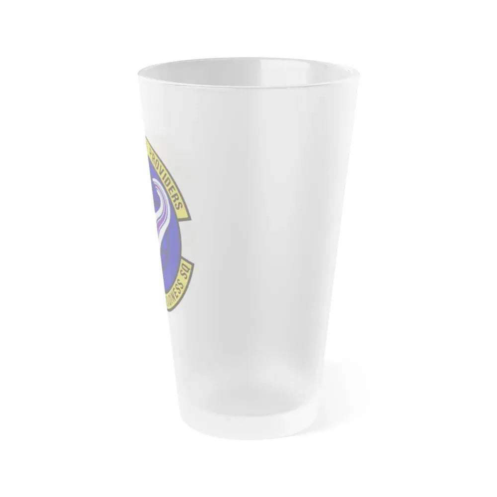 87 Logistics Readiness Squadron AMC (U.S. Air Force) Frosted Pint Glass 16oz - Go Mug Yourself