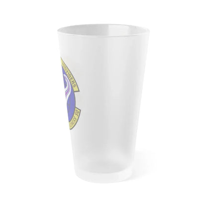 87 Logistics Readiness Squadron AMC (U.S. Air Force) Frosted Pint Glass 16oz - Go Mug Yourself