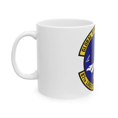 87 Logistics Readiness Squadron AMC (U.S. Air Force) White Coffee Mug - Go Mug Yourself