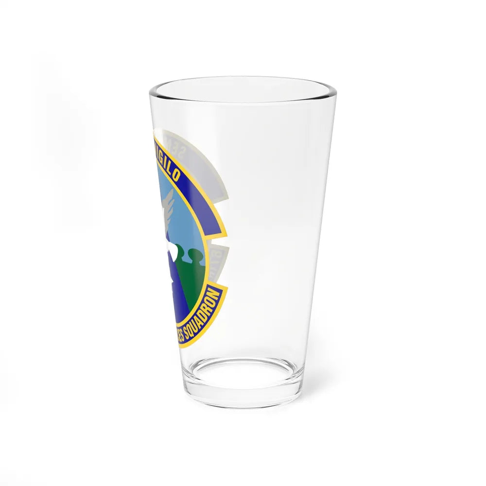 87 Security Forces Squadron AMC (U.S. Air Force) Pint Glass 16oz-Go Mug Yourself