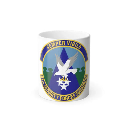 87 Security Forces Squadron AMC (U.S. Air Force) Color Changing Mug 11oz - Go Mug Yourself