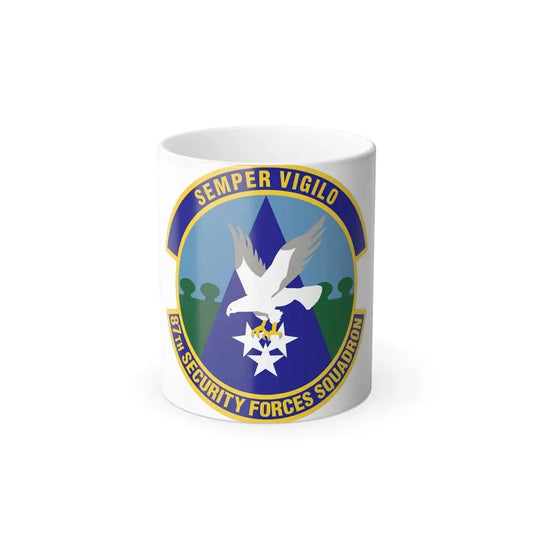 87 Security Forces Squadron AMC (U.S. Air Force) Color Changing Mug 11oz - Go Mug Yourself