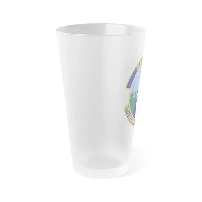 87 Security Forces Squadron AMC (U.S. Air Force) Frosted Pint Glass 16oz - Go Mug Yourself