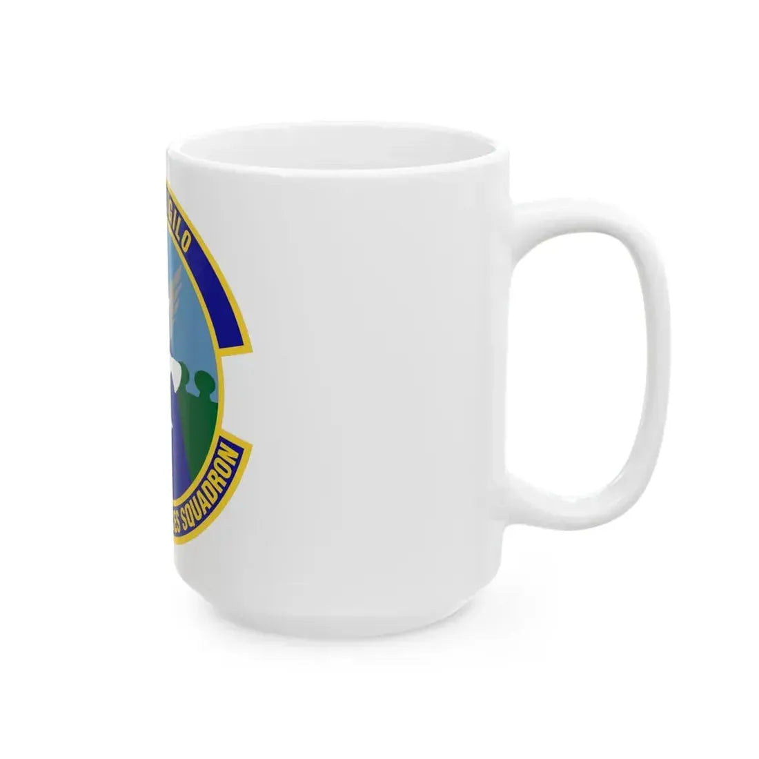87 Security Forces Squadron AMC (U.S. Air Force) White Coffee Mug - Go Mug Yourself