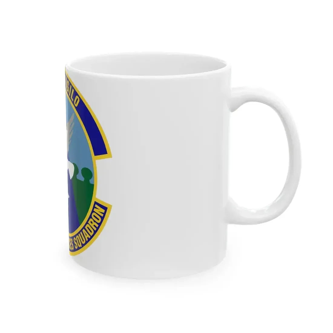87 Security Forces Squadron AMC (U.S. Air Force) White Coffee Mug - Go Mug Yourself