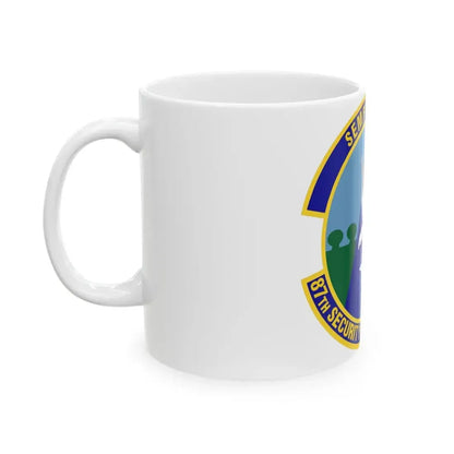 87 Security Forces Squadron AMC (U.S. Air Force) White Coffee Mug - Go Mug Yourself