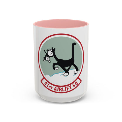 41st Airlift Squadron (U.S. Air Force) Accent Coffee Mug